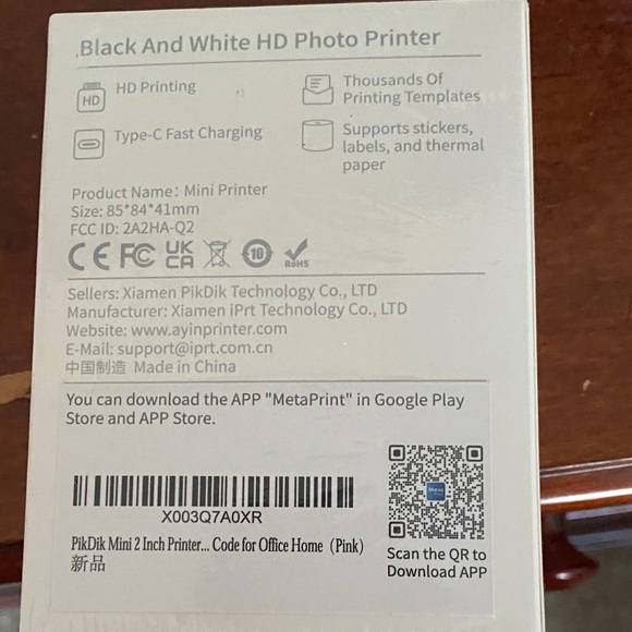 Pink HD Photo Printer - Picture 3 of 3